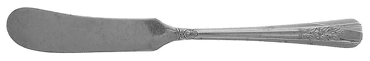 Rosalie (Silverplate, 1938) Flat Handle Butter Spreader by Oneida Silver-1