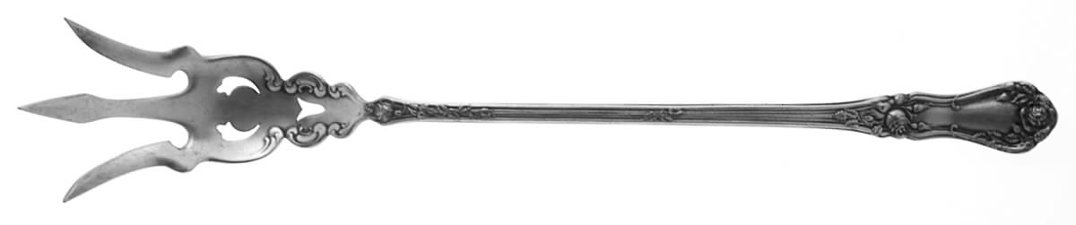 Rosemary (Silverplate, 1906) Large Lettuce Serving Fork by Oneida Silver-1