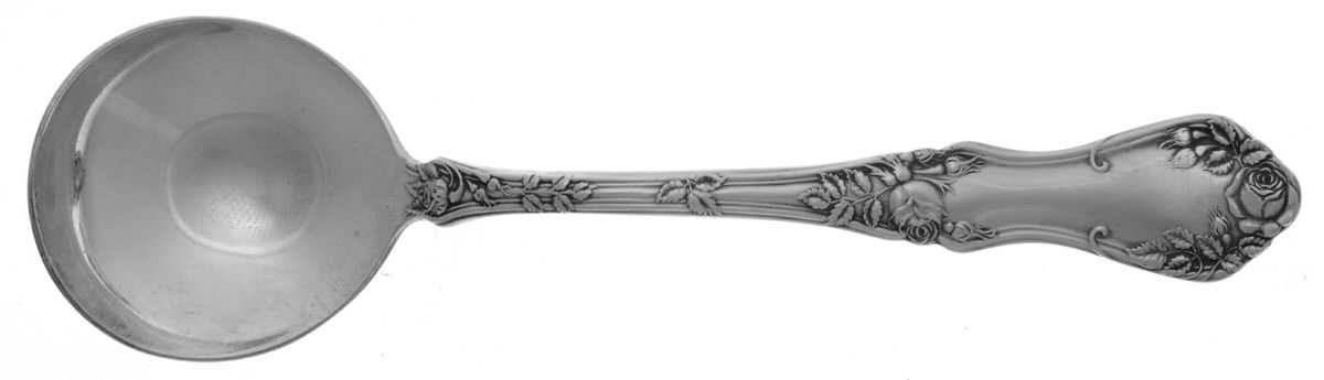 Rosemary (Silverplate, 1906) Round Bowl Soup Spoon (Bouillon) by Oneida Silver-1