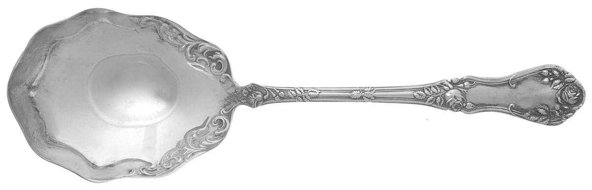 Rosemary (Silverplate, 1906) Large Solid Berry/Casserole Spoon by Oneida Silver-1