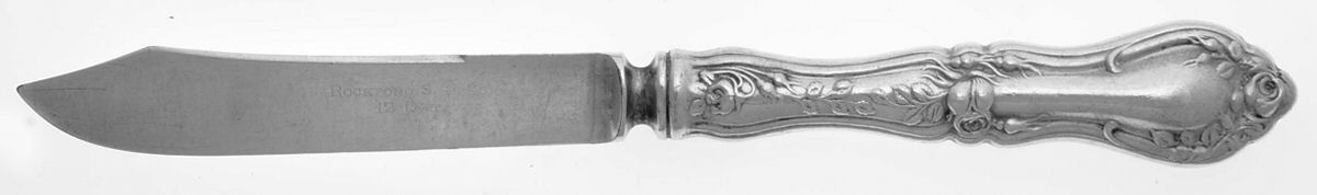 Rosemary (Silverplate, 1906) Individual Fruit Knife with Silverplate Blade by Oneida Silver-1