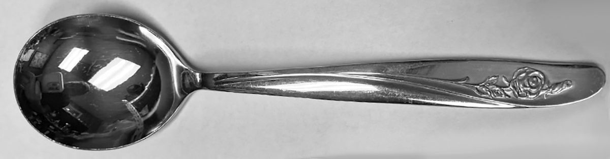 Roseanne (Stainless) Round Bowl Soup Spoon (Gumbo) by Oneida Silver-1