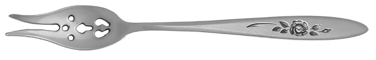 Rose Shadow (Stainless) Olive Fork with Short Handle HC by Oneida Silver-1