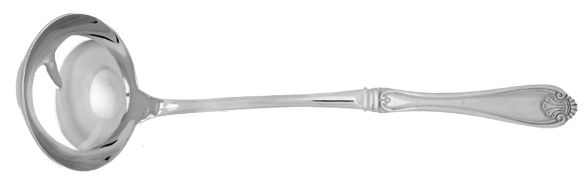 Royal Shell (Stainless) Soup Ladle with Stainless Bowl HC by Oneida Silver-1