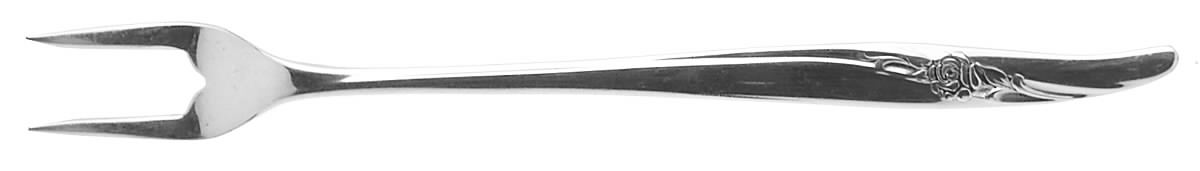 Rose Song (Silverplate, 1964) Short Handle Pickle/Olive Fork by Oneida Silver-1