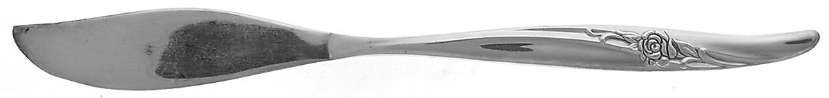 Rose Song (Silverplate, 1964) Flat Handle Master Butter Knife by Oneida Silver-1