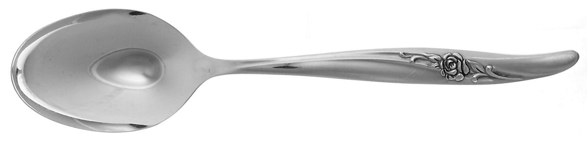 Rose Song (Silverplate, 1964) Place/Oval Soup Spoon by Oneida Silver-1