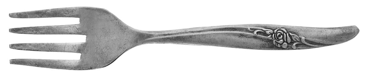 Rose Song (Silverplate, 1964) Baby Fork by Oneida Silver-1
