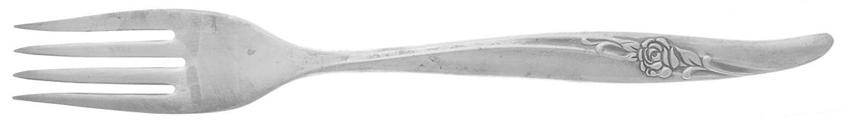 Rose Song (Silverplate, 1964) Youth Fork by Oneida Silver-1
