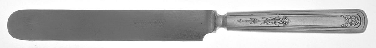 Roxbury (Silverplate, 1923) Blunt Solid Knife by Oneida Silver-1