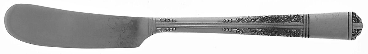 Royal York (Silverplate, 1937) Flat Handle Butter Spreader by Oneida Silver-1