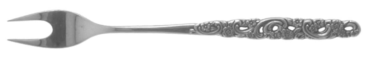 Rubaiyat (Sterling, 1969) Short Handle Pickle/Olive Fork by Oneida Silver-1