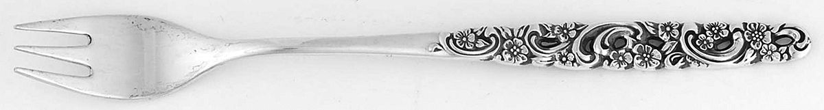 Rubaiyat (Sterling, 1969) Cocktail/Seafood Fork by Oneida Silver-1