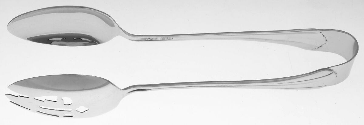 Rushmore (Stainless) Solid Lettuce Tongs by Oneida Silver-1