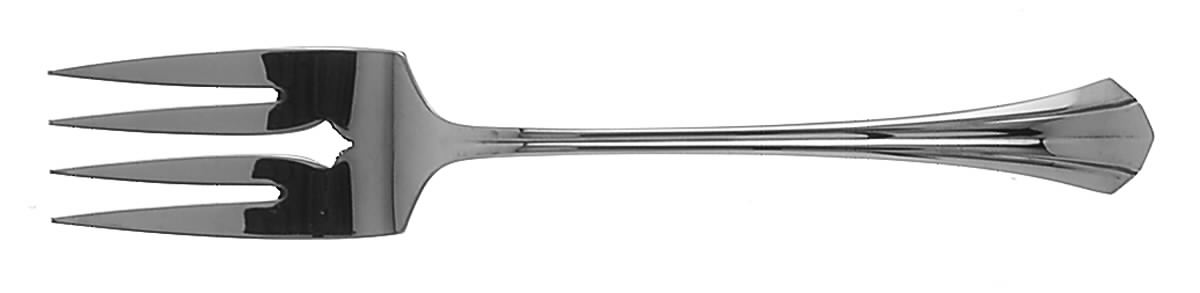 Rushmore (Stainless) Medium Solid Cold Meat Serving Fork by Oneida Silver-1