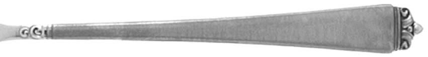 Satin Beauty (Sterling, 1966) Fork by Oneida Silver-1