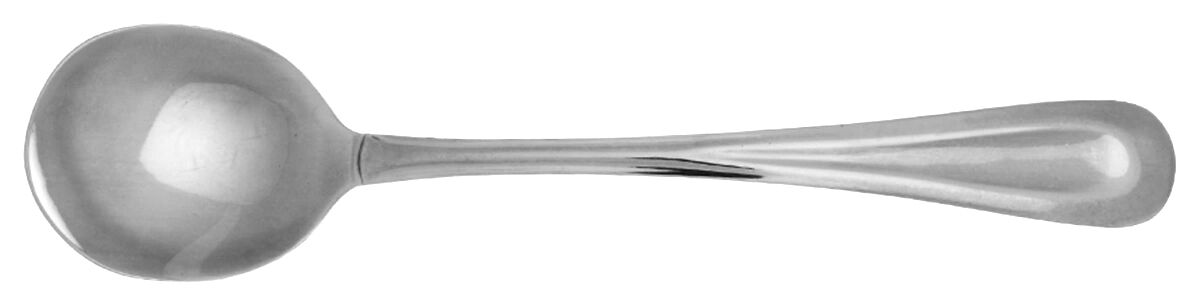 Sand Dune (Stainless, Glossy, Wide Indent Center) Round Bowl Soup Spoon (Cream Soup) HC by Oneida Silver-1