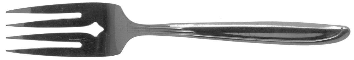 Sand Dune (Stainless, Groove Down Side) Individual Salad Fork by Oneida Silver-1