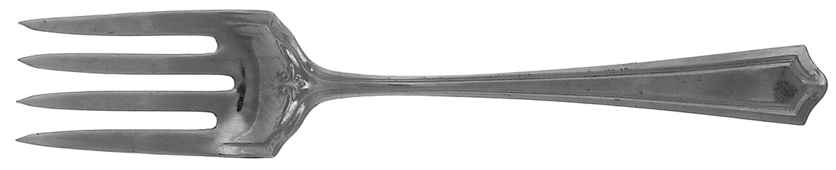 Salem (Silverplate, 1915) Small Solid Cold Meat Serving Fork by Oneida Silver-1