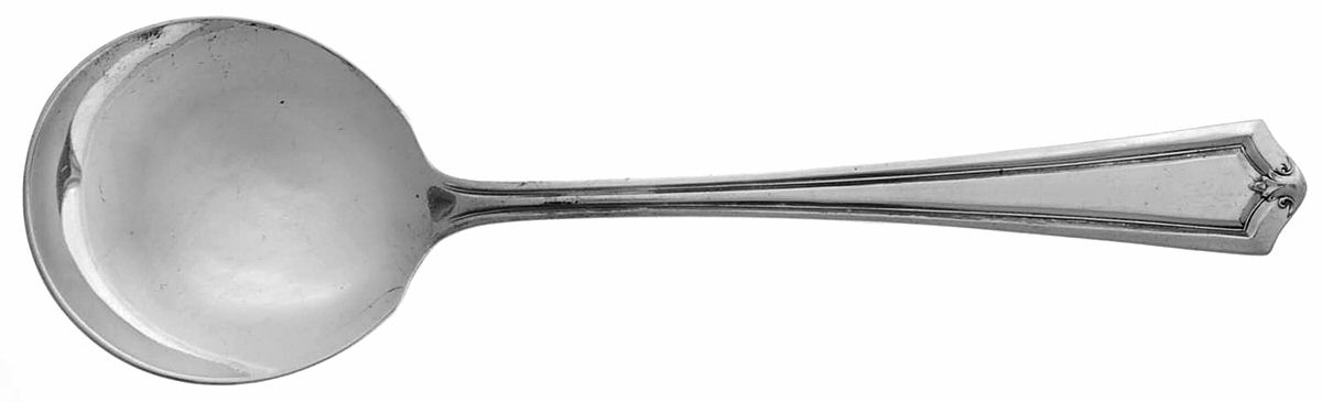 Salem (Silverplate, 1915) Round Bowl Soup Spoon (Bouillon) by Oneida Silver-1