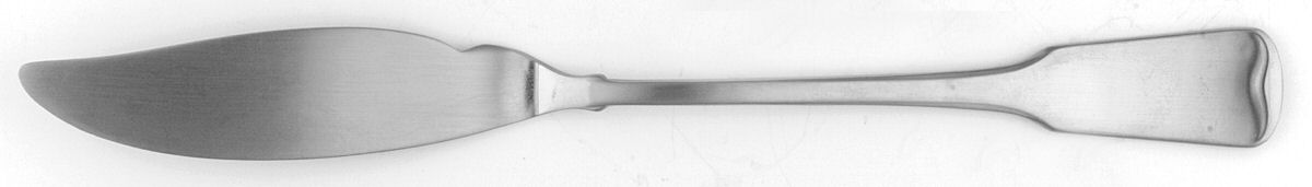 Sandhurst (Stainless) Individual Solid Fish Knife by Oneida Silver-1