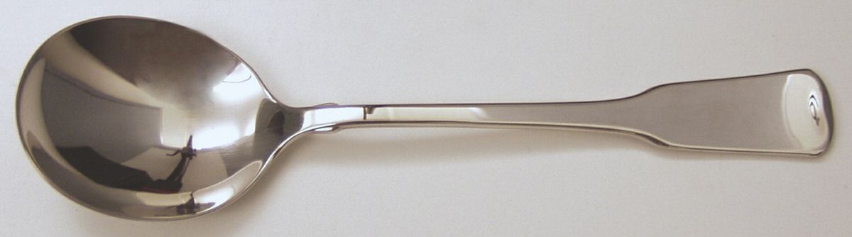 Sandhurst (Stainless) Round Bowl Soup Spoon (Gumbo) by Oneida Silver-1