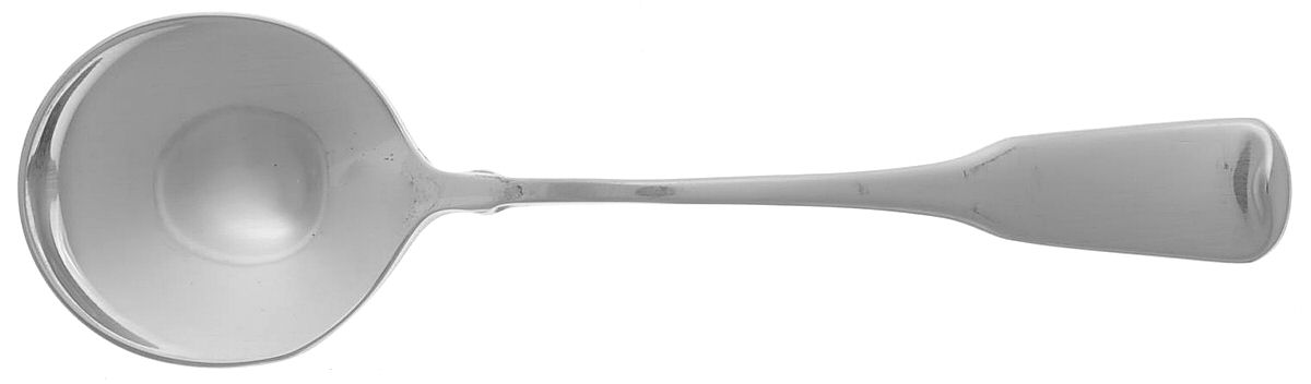 Sandhurst (Stainless) Round Bowl Soup Spoon (Cream Soup) by Oneida Silver-1