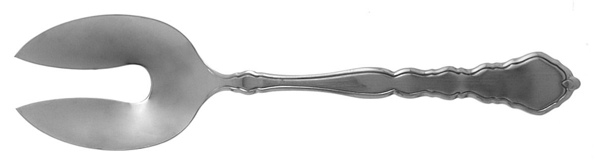 Satinique (Stainless, Community, Newer) Pierced Tablespoon (Serving Spoon) by Oneida Silver-1