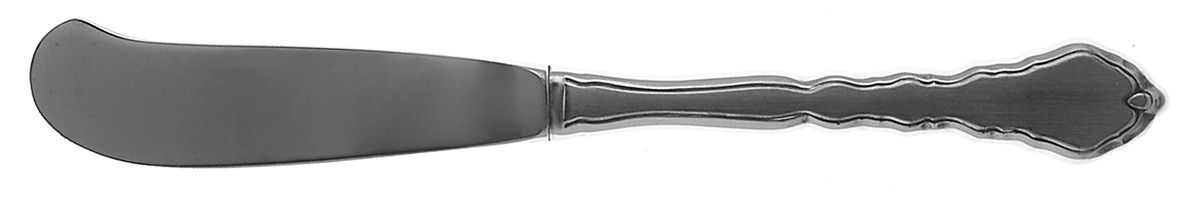 Satinique (Stainless, Community, Newer) Butter Spreader Hollow Hdl-Paddle/Stainless Blade by Oneida Silver-1