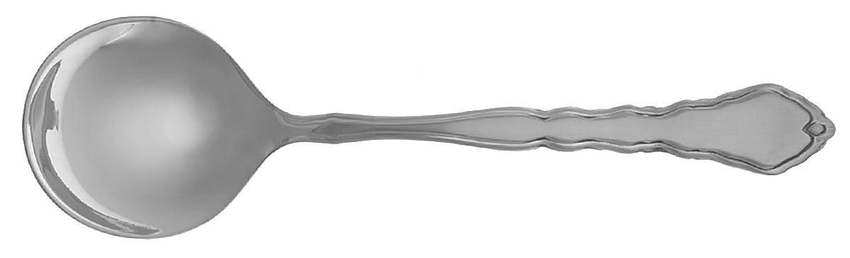 Satinique (Stainless, Community, Newer) Round Bowl Soup Spoon (Cream Soup) by Oneida Silver-1