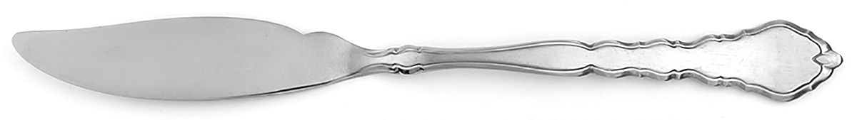 Satinique (Stainless, Community, Newer) Individual Solid Fish Knife by Oneida Silver-1