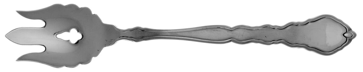 Satinique (Stainless, Community, Newer) Vegetable Serving Fork Solid  HC by Oneida Silver-1