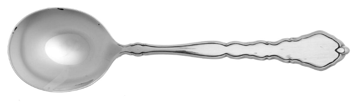 Satinique (Stainless, Community, Newer) Round Bowl Soup Spoon (Gumbo) by Oneida Silver-1