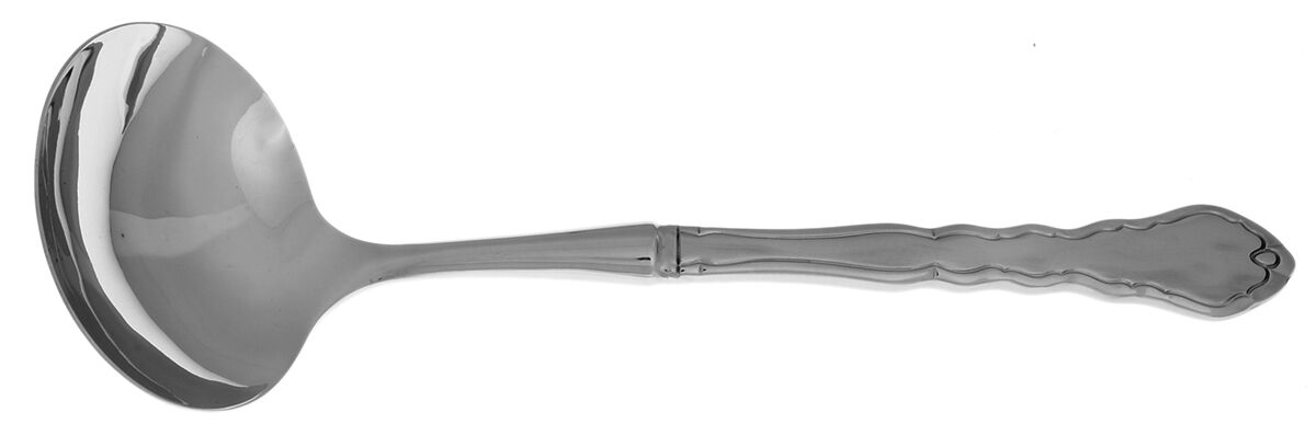Satinique (Stainless, Community, Newer) Gravy Ladle with No Spout Stainless Bowl HC by Oneida Silver-1