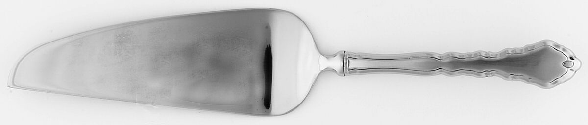 Satinique (Stainless, Community, Newer) Pie and Cake Server with Stainless Blade HC by Oneida Silver-1