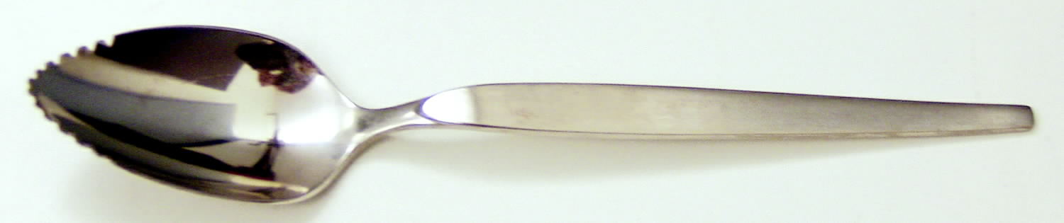 Satinique (Stainless, Older) Fruit/Orange Spoon by Oneida Silver-1