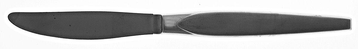 Satinique (Stainless, Older) Hollow Handle Youth Knife by Oneida Silver-1