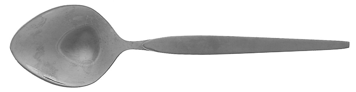 Satinique (Stainless, Older) Sugar Spoon by Oneida Silver-1
