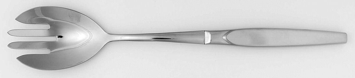 Satinique (Stainless, Older) Solid Salad Serving Fork by Oneida Silver-1