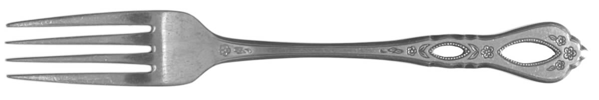 Schubert (Stainless) Fork by Oneida Silver-1
