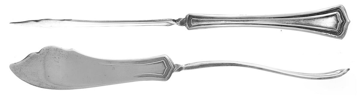 Scotia (Silverplate, 1915-1908) Flat Handle Master Butter Knife by Oneida Silver-1