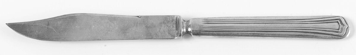Scotia (Silverplate, 1915-1908) Individual Solid Fruit Knife by Oneida Silver-1