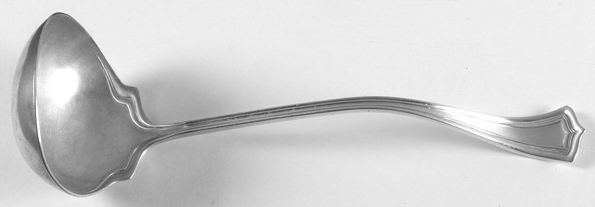 Scotia (Silverplate, 1915-1908) Solid Soup Ladle by Oneida Silver-1