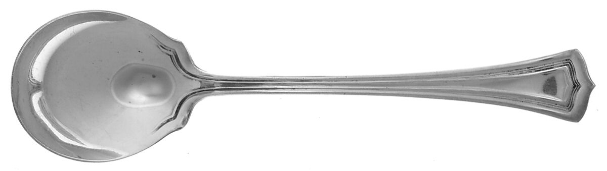 Scotia (Silverplate, 1915-1908) Round Bowl Soup Spoon (Gumbo) by Oneida Silver-1