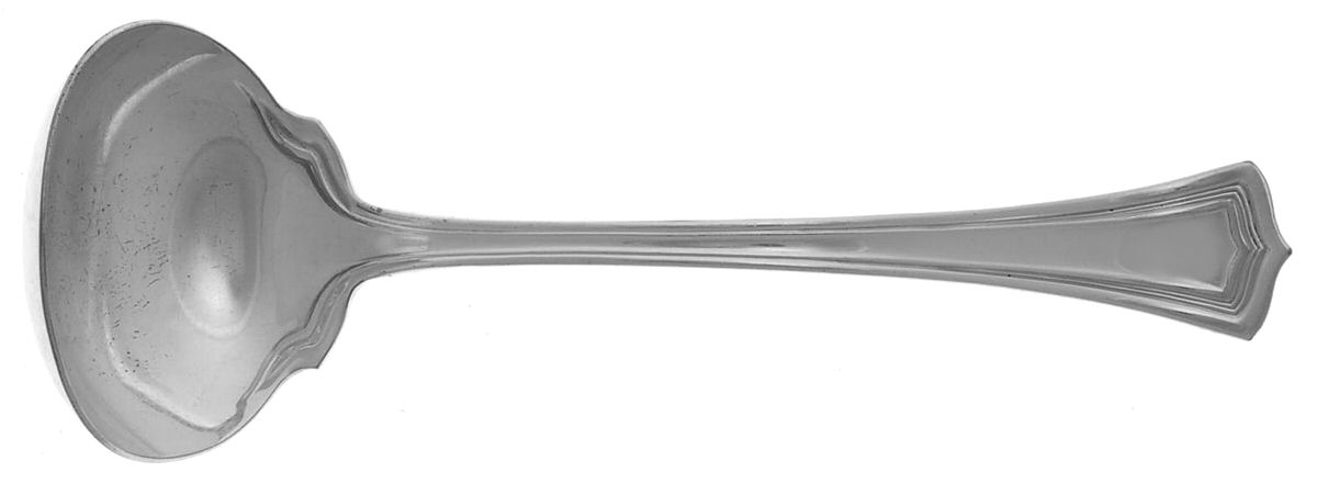 Scotia (Silverplate, 1915-1908) Solid Gravy Ladle by Oneida Silver-1