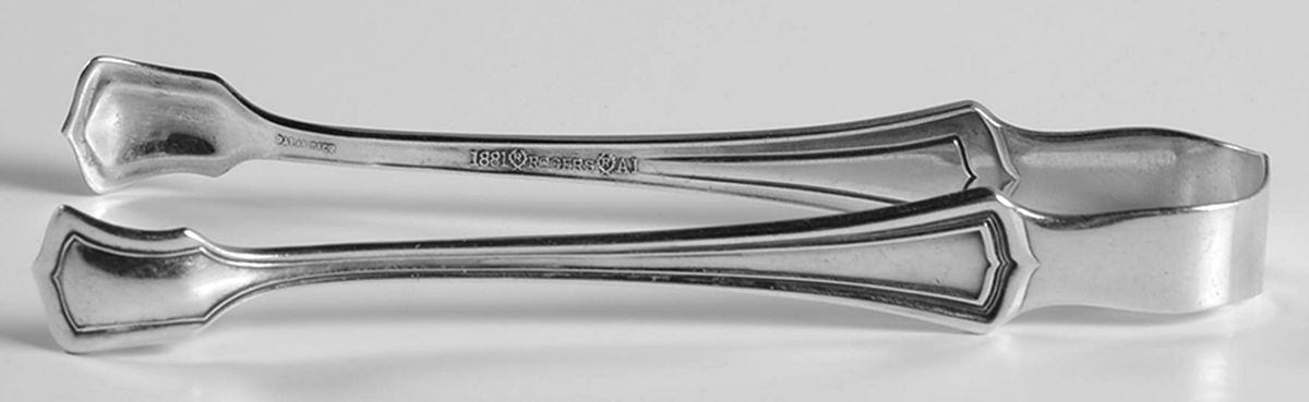 Scotia (Silverplate, 1915-1908) Sugar Tongs by Oneida Silver-1