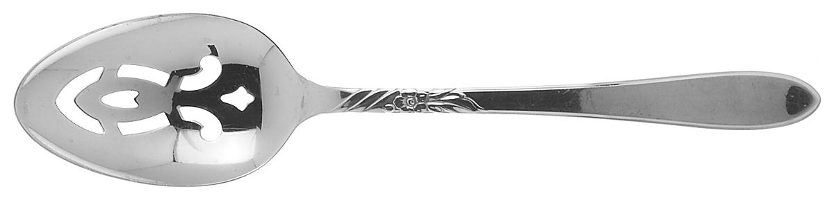 Sea Breeze (Stainless) Pierced Tablespoon (Serving Spoon) by Oneida Silver-1