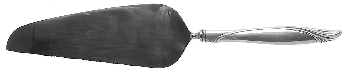 Sentimental (Sterling, 1960) Pie & Cake Server with Stainless Blade by Oneida Silver-1