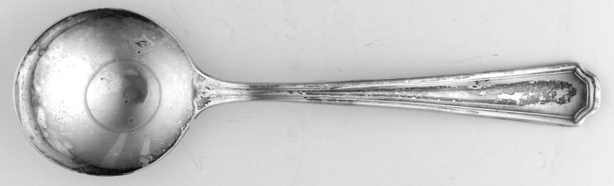Seneca (Silverplate, 1927) Round Bowl Soup Spoon (Cream Soup) by Oneida Silver-1