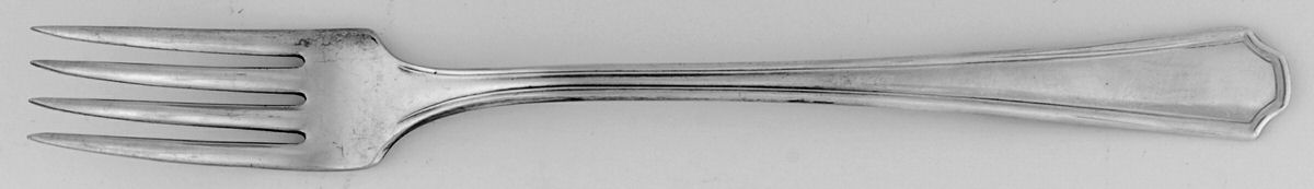 Seneca (Silverplate, 1927) Grille Fork (Viande) by Oneida Silver-1